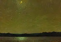 Moonlight, Winter 1913–14. 52.9 × 77.1&nbsp;cm. National Gallery of Canada, Ottawa