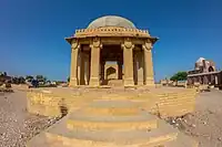 Tomb of Mirza Muhammad Baqi Tarkhan (1567–1585 AD), Makli Necropolis.