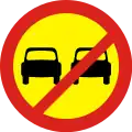 No overtaking