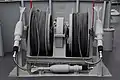 Winches and decoys on board USS&nbsp;Cassin Young