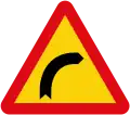 Curve to the right