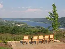 Original bridge viewed from Clifty Falls State Park