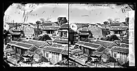 A stereogram of houses in Xiamen c. 1870