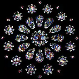 Rose window - The Last Judgement.