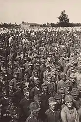 Austrian prisoners of war taken during the Battle of Vittorio Veneto