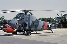 A Westland Wessex HC.2 of No. 2 Flying Training School which was based at RAF Shawbury between 1976 and 1997.