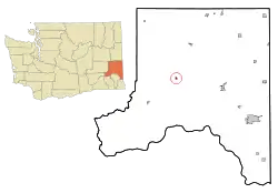 Location of Endicott, Washington