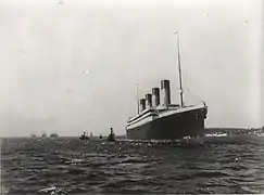 Arrival of the RMS&nbsp;Olympic in New York Harbor, 1911