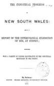 The Industrial Progress of New South Wales (1871).