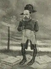 The Last Incarnation of Vautrin (Uylenspiegel, No. 39, 2 Nov. 1862) lithograph (29.53 x 22.07&nbsp;cm) Los Angeles County Museum of Art