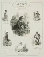 The White Slave: The Casinos (Uylenspiegel, No. 11, 13 Apr. 1856) lithograph (30.16 x 22.7&nbsp;cm) Los Angeles County Museum of Art