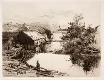 Mills at Mispek, N.B., 1884