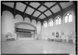 Inside the chapel, view toward the Choir